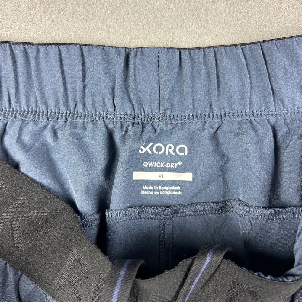Skora Running Shorts Men XL Blue Qwick-Dry Athletic Active Gym Workout - Picture 4 of 12